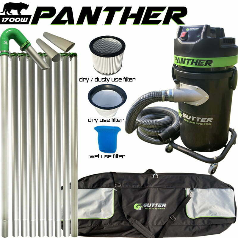1700w Panther Gutter Vacuum for Domestic and Commercial Gutter Clears
