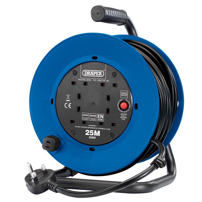 230v 3600w Heavy Duty Extension Reel Gutter Vacuum Systems