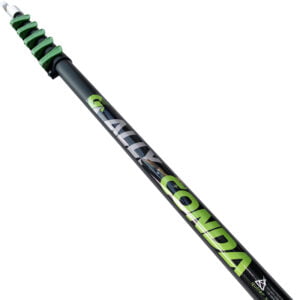 Ally-Conda - 34ft Anti Spin Aluminium Roof Scraping Pole 3.2kg