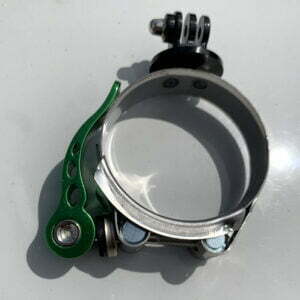 gutter inspection camera bracket and nozzle holder