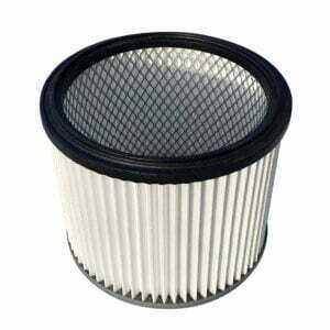Panther HEPA filter preventing fine particles from damaging the motor. Clean daily for optimal lifespan.