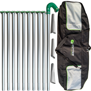 Aluminium gutter vacuum pole kit 40ft reach