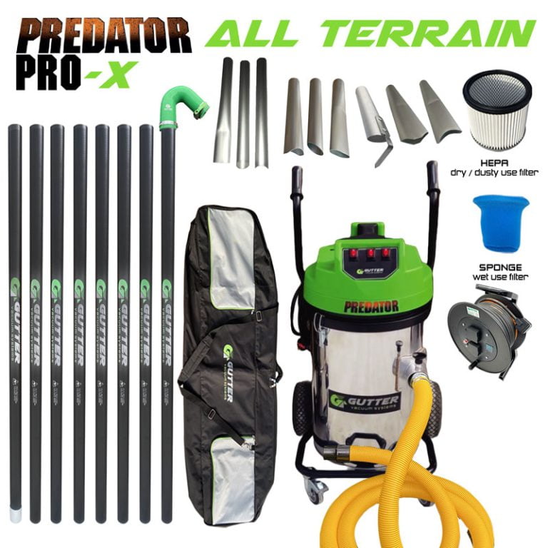 Predator with Stainless Steel Drum Gutter Vacuum Systems