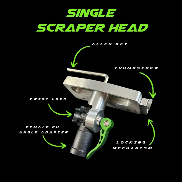 【セット品・チューンナップ済み】HEAD WC REBELS iGSX GVS Roof Scraper Head and One Blade | Gutter Vacuum Systems