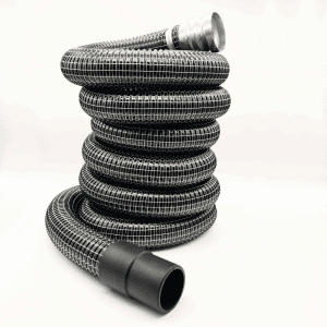 Upgrade with our Wire Reinforced Smoothbore Gutter Vacuum Hose with Ends. Choose 5, 10, or 15m lengths for versatile property work