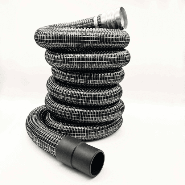 Upgrade with our Wire Reinforced Smoothbore Gutter Vacuum Hose with Ends. Choose 5, 10, or 15m lengths for versatile property work