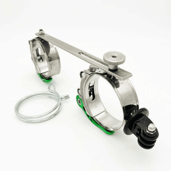 Stabilize your 135 silicone swan neck with our adjustable brace. Fits 51mm and 44mm pole systems. Option for camera mount available