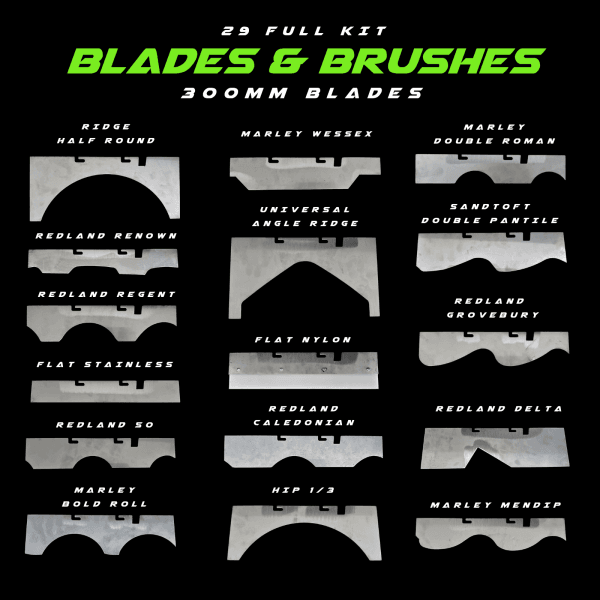 29 Full Kit - Single Head - 300mm blades