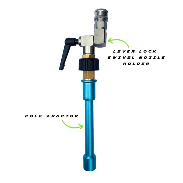 GVS 35 Power Pole - Conversion Kit - Pole Adapter and Angled Nozzle Holder