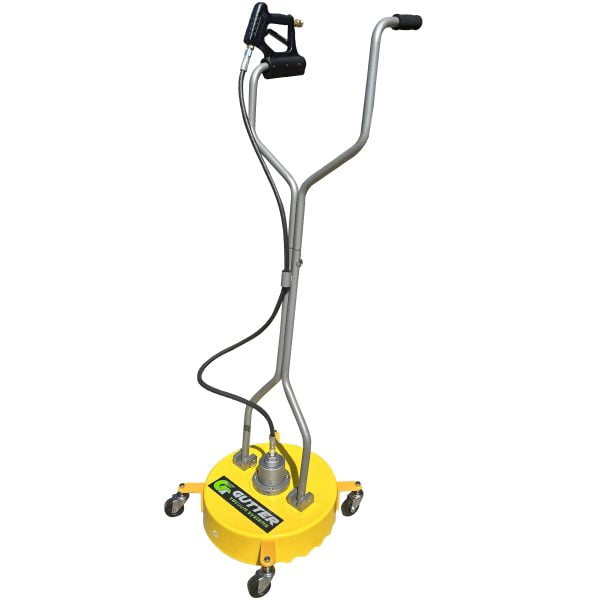 Introducing the Whirlaway 18" surface cleaner, perfect for patios, driveways, and concrete floors. With Tsunami pressure washer, cleans 20 sqm per minute.