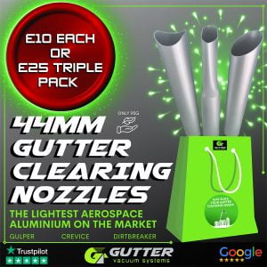 Gutter Vacuum 44mm Neck and Nozzles