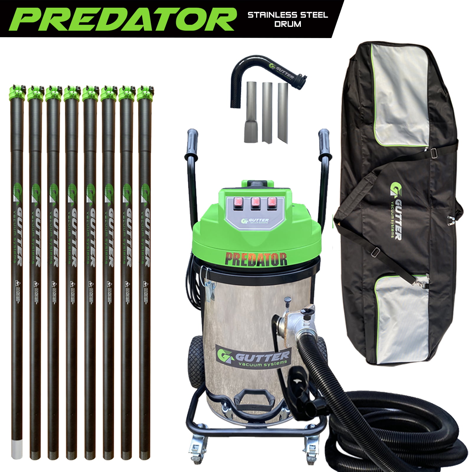 Predator with Stainless Steel Drum Archives Gutter Vacuum Systems