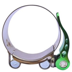Clamp on white background