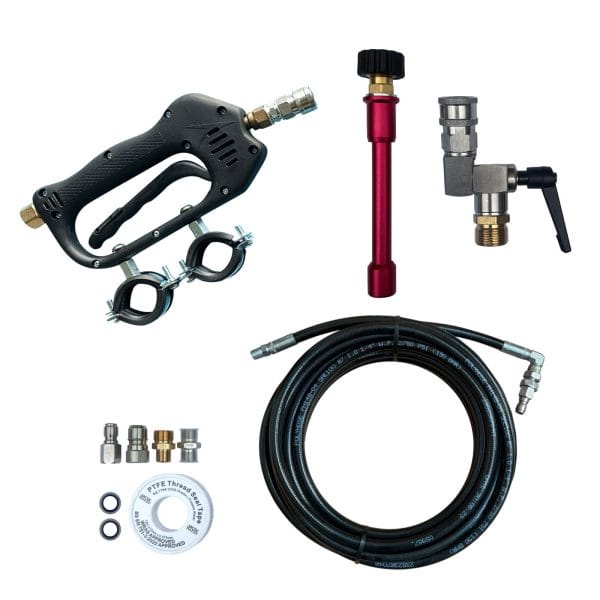 GVS 20 Power Pole - Conversion Kit - Full Kit: Trigger, Pole Adapter, Angled Nozzle Holder, High Pressure Hose and Inlet Fittings