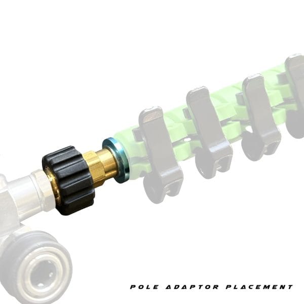 GVS 20 Power Pole - Conversion Kit - Pole Adapter Placement: Section 2 of Power Pole