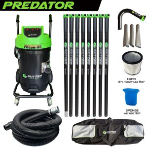 Polypropylene Predator - Clamped Carbon 40fft - Rigid Neck - Universal Hose