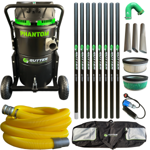 Phantom 3600w Gutter Vacuum System with Push Fit Carbon Fibre Poles