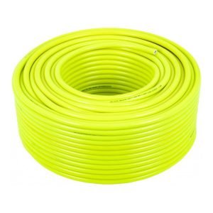 100m HI-VIS Microbore Reinforced Reel Hose for water-fed pole cleaning. Reinforced and kink-resistant. Available in 6mm or 8mm sizes