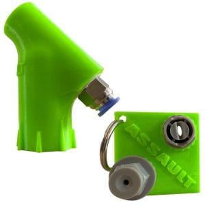 Softwashing Assault Nozzle with Keyring