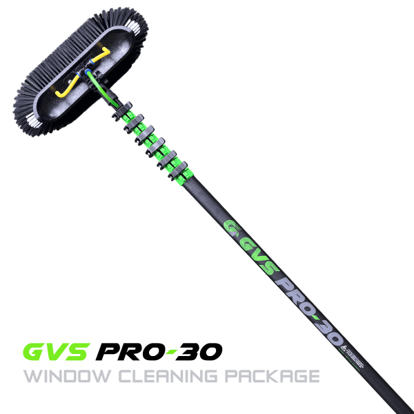 GVS Pro-30 Full Carbon Window Cleaning Pole Package