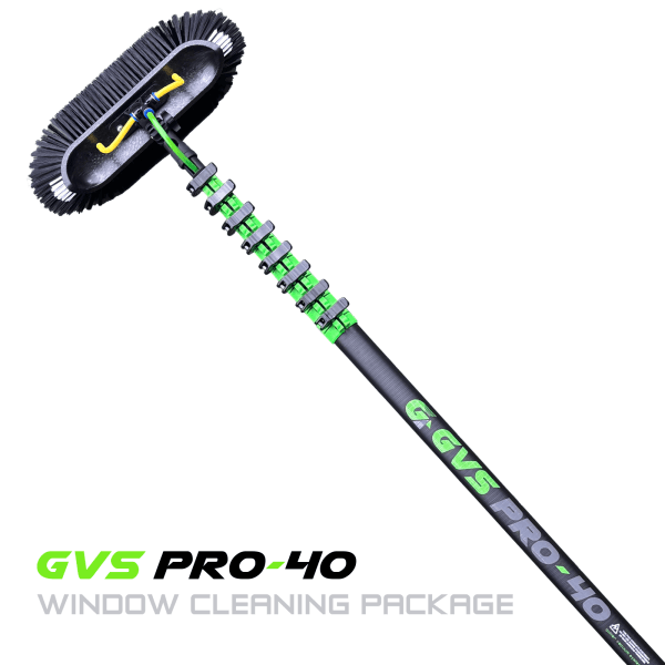 GVS Pro-40 Full Carbon Window Cleaning Pole Package