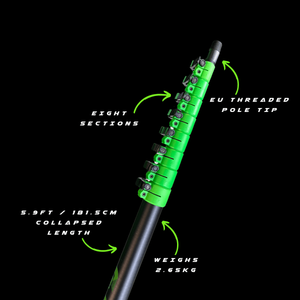 GVS Pro-40 Full Carbon Window Cleaning Pole Package - Image 3
