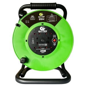 GVS 13A 25M Extension Cable Reel designed for durability and reliable performance on powering our 3600w gutter vacuums