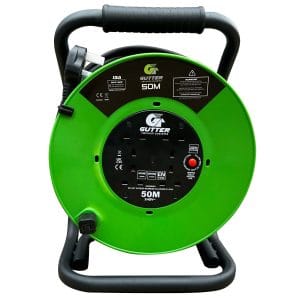 GVS 13A 50M Extension Cable Reel suitable to use with our 3600w gutter vacuums