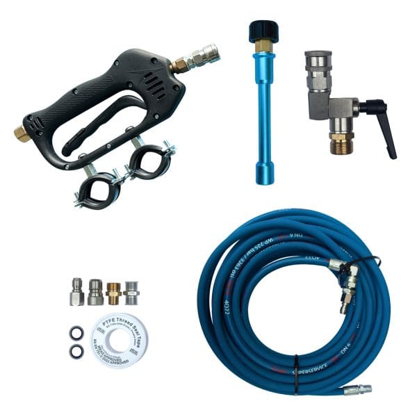 GVS 40 Power Pole - Conversion Kit - Full Kit: Trigger, Pole Adapter, Angled Nozzle Holder, High Pressure Hose and Inlet Fittings