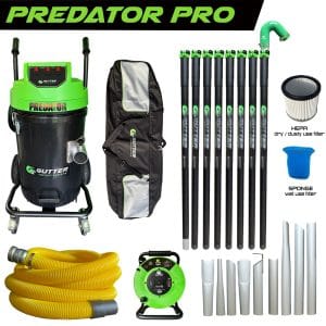 Polypropylene Predator Pro Package - 40ft Clamped Carbon Silicone Neck - 20m HiVis Hose - 13A25M Extension Reel