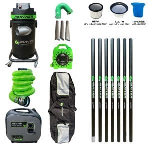 1700w Panther - Carbon Fibre - 51mm Push Fit Tapered Poles