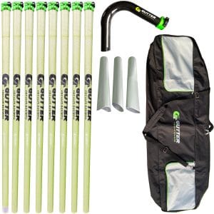 Anti Conductive 51mm Clamped Carbon 40ft Gutter Vacuum Poles