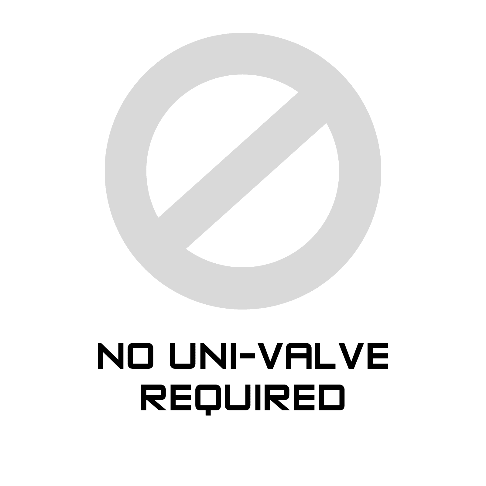 No Thank You – No Uni-Valve Required